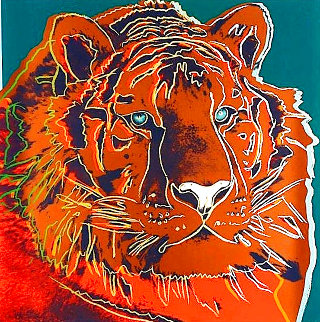 Siberian Tiger, From Endangered Species 1983 HS Limited Edition Print - Andy Warhol Siberian Tiger, From Endangered Species 1983 HS Limited Edition Print - Andy Warhol