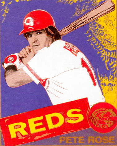 Pete Rose AP 1985 HS - Baseball Limited Edition Print - Andy Warhol