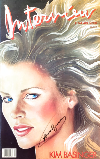 Interview Magazine: Kim Basinger Edition 1986 HS Other by Andy Warhol