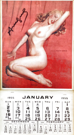 Marilyn Monroe Golden Dreams  Wall Calendar 1955 HS Other - Andy Warhol
