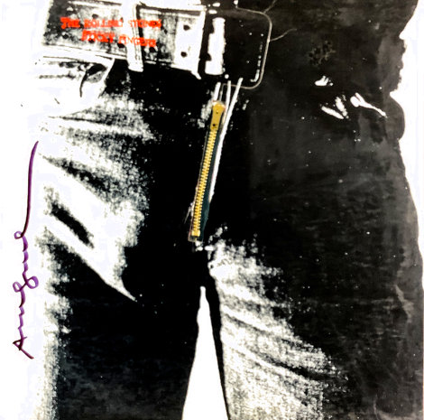 Rolling Stones Sticky Fingers Album Cover 1971 HS Other - Andy Warhol
