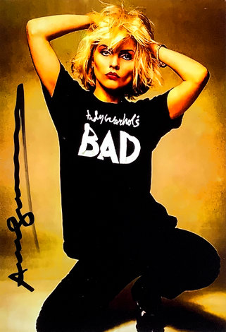 Debbie Harry Wearing Warhol's Bad T-Shirt 1979 HS Limited Edition Print - Andy Warhol