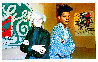 Jean Michel Basquiat and Andy Warhol At the Tony Shafrazi Gallery HS Photography by Andy Warhol - 2