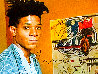 Jean Michel Basquiat and Andy Warhol At the Tony Shafrazi Gallery HS Photography by Andy Warhol - 5