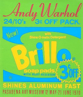 Brillo Soap Pads - Pasadena Art Museum Poster 1970 Other - Andy Warhol Brillo Soap Pads - Pasadena Art Museum Poster 1970 Other - Andy Warhol