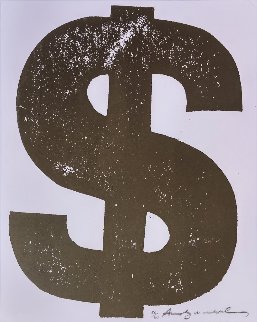 $ Dollar FS II.277 1982 Limited Edition Print - Andy Warhol $ Dollar FS II.277 1982 Limited Edition Print - Andy Warhol