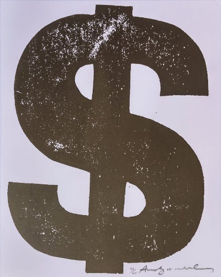 $ Dollar FS II.277  1982 by Andy Warhol