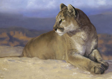 Desert Gold Giclee Embellished Limited Edition Print - Val Warner Desert Gold Giclee Embellished Limited Edition Print - Val Warner