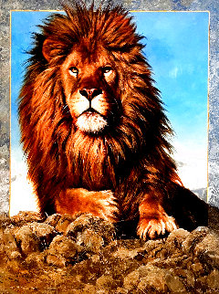 Mufasa - The King (Barbary Coast Lion) AP 2010  Limited Edition Print - Val  Warner