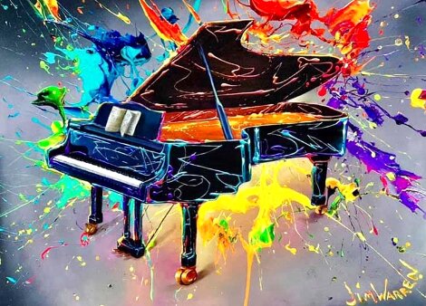 Very Grand Piano 2020 Limited Edition Print - Jim Warren