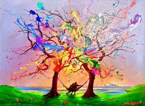 Love Makes the World Magical 2021 32x42 - Huge Limited Edition Print - Jim Warren