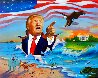 Donald Trump  Embellished Giclee Limited Edition Print by Jim Warren - 0