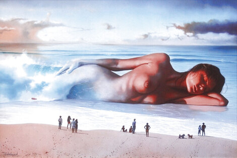 Mirage AP 1993 - Framed  w Remarque Limited Edition Print - Jim Warren