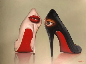 Girls Night Out 2013 24x20 Original Painting by Jim Warren