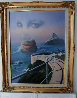 She's on My Mind 1985 24x18 Original Painting by Jim Warren - 1
