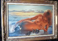 Surfers Dream 1970 24x34 Original Painting by Jim Warren - 1