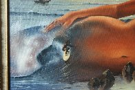 Surfers Dream 1970 24x34 Original Painting by Jim Warren - 3 Surfers Dream 1970 24x34 Original Painting by Jim Warren - 3