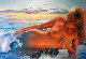 Surfers Dream 1970 24x34 Original Painting - Jim Warren