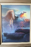 Wild Spirit 1985 33x26 Original Painting by Jim Warren - 1