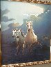 Untitled Horses 1980 24x20 Original Painting by Jim Warren - 2