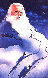 Snowman 1982 24x34 Original Painting by Jim Warren - 0
