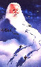 Snowman 1982 24x34 Original Painting by Jim Warren - 0