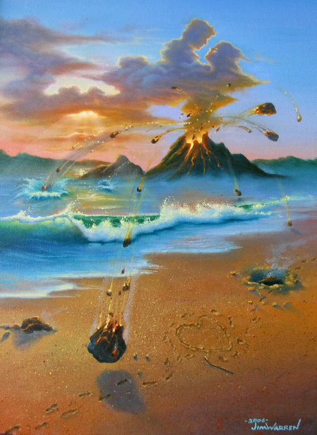Love Conquers All 2006 23x26 Original Painting by Jim Warren