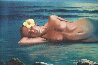 Dreamer 1981 34x28 - Hawaii Original Painting by Jim Warren - 2