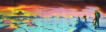 Mars Hikers 1978 11x34 Original Painting - Jim Warren