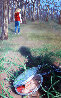 In the Woods 1988 22x16 Original Painting by Jim Warren - 0