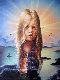 Mother Earth's Child  1981 26x32 Original Painting - Jim Warren