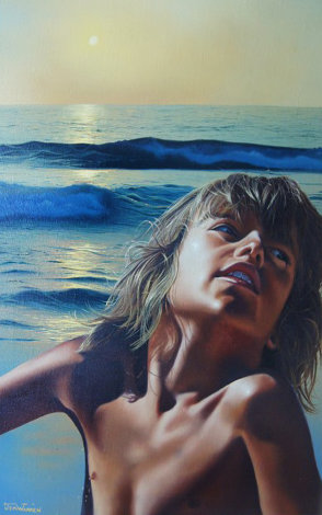 All Summer Long 1979 26x36 Original Painting - Jim Warren
