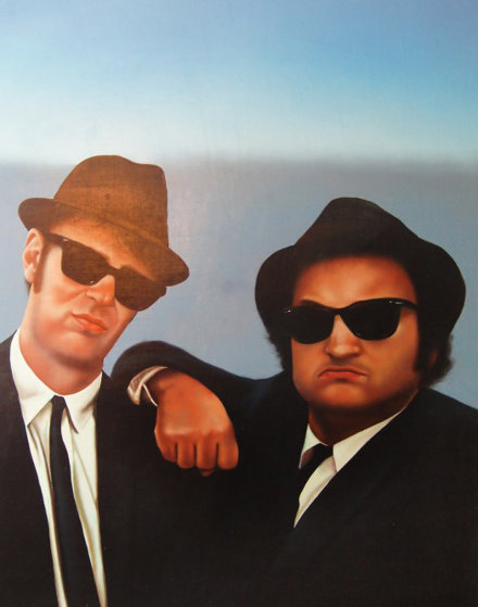 Blues Brothers 1986 26x32 Original Painting by Jim Warren