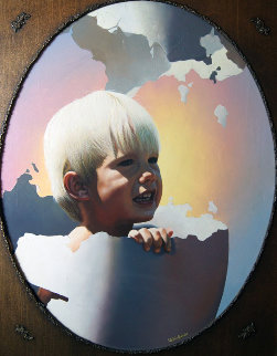 Rebirth 1980 26x32 Original Painting - Jim Warren Rebirth 1980 26x32 Original Painting - Jim Warren