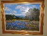 Blue And Gold 48x38 Original Painting by W.A. Slaughter - 1