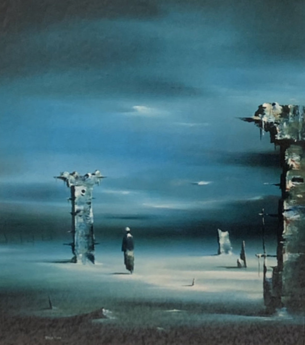 Martian Chronicles HS by Artist and Bradbury Limited Edition Print by Robert Watson Martian Chronicles HS by Artist and Bradbury Limited Edition Print by Robert Watson