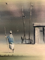 Morning Dream 1971 14x18 Original Painting by Robert Watson - 3 Morning Dream 1971 14x18 Original Painting by Robert Watson - 3