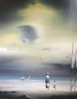 Untitled 1981 10x8 Original Painting - Robert Watson Untitled 1981 10x8 Original Painting - Robert Watson