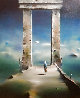 Ancient Arch 37x33 Original Painting by Robert Watson - 0