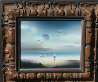 Untitled Beach Scene 14x16 Original Painting by Robert Watson - 1