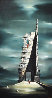 Time for Leaving 1956 40x22  Huge Original Painting by Robert Watson - 0