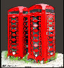 Phone Boxes in Love - Framed Suite of 4 2008 Huge Limited Edition Print by James Watt - 0
