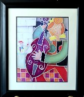 Purple Bass Jazz 2007 Limited Edition Print by Eric Waugh - 2 Purple Bass Jazz 2007 Limited Edition Print by Eric Waugh - 2