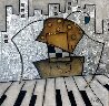 Silver City Piano 20x20 Original Painting by Eric Waugh - 0