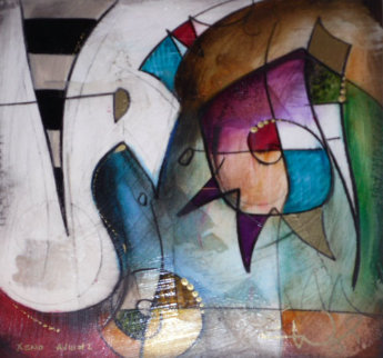 Xeno 16x16 Original Painting - Eric Waugh Xeno 16x16 Original Painting - Eric Waugh