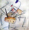 Untitled Abstract 2003 26x26 Original Painting by Eric Waugh - 0 Untitled Abstract 2003 26x26 Original Painting by Eric Waugh - 0