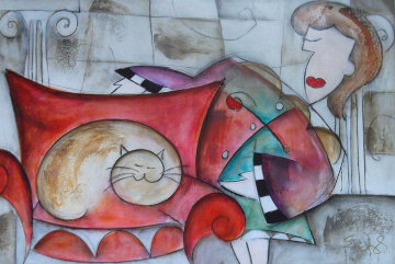 My Chair 2000 68x48 Super Huge Original Painting - Eric Waugh My Chair 2000 68x48 Super Huge Original Painting - Eric Waugh