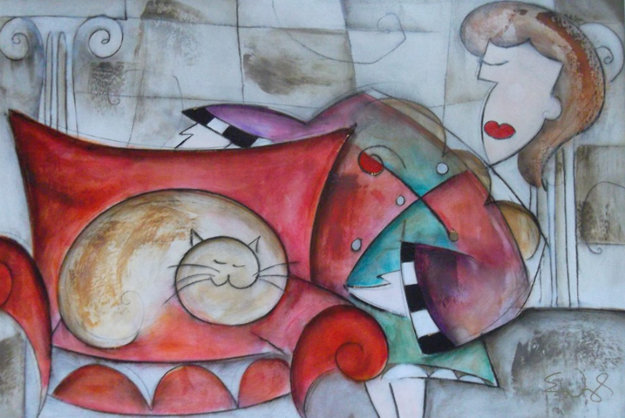 My Chair 2000 68x48 Original Painting by Eric Waugh My Chair 2000 68x48 Original Painting by Eric Waugh