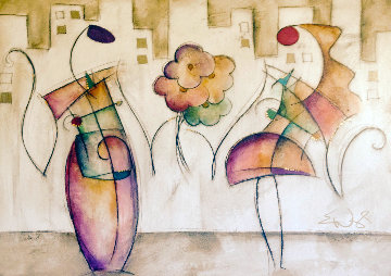 Untitled 33x43 Original Painting - Eric Waugh Untitled 33x43 Original Painting - Eric Waugh