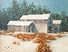 Three Barns 1977 18x21 Original Painting by Wayne Cooper - 0